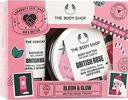 Fragrances, Perfumes, Cosmetics Set - The Body Shop Bloom & Glow British Rose Treats