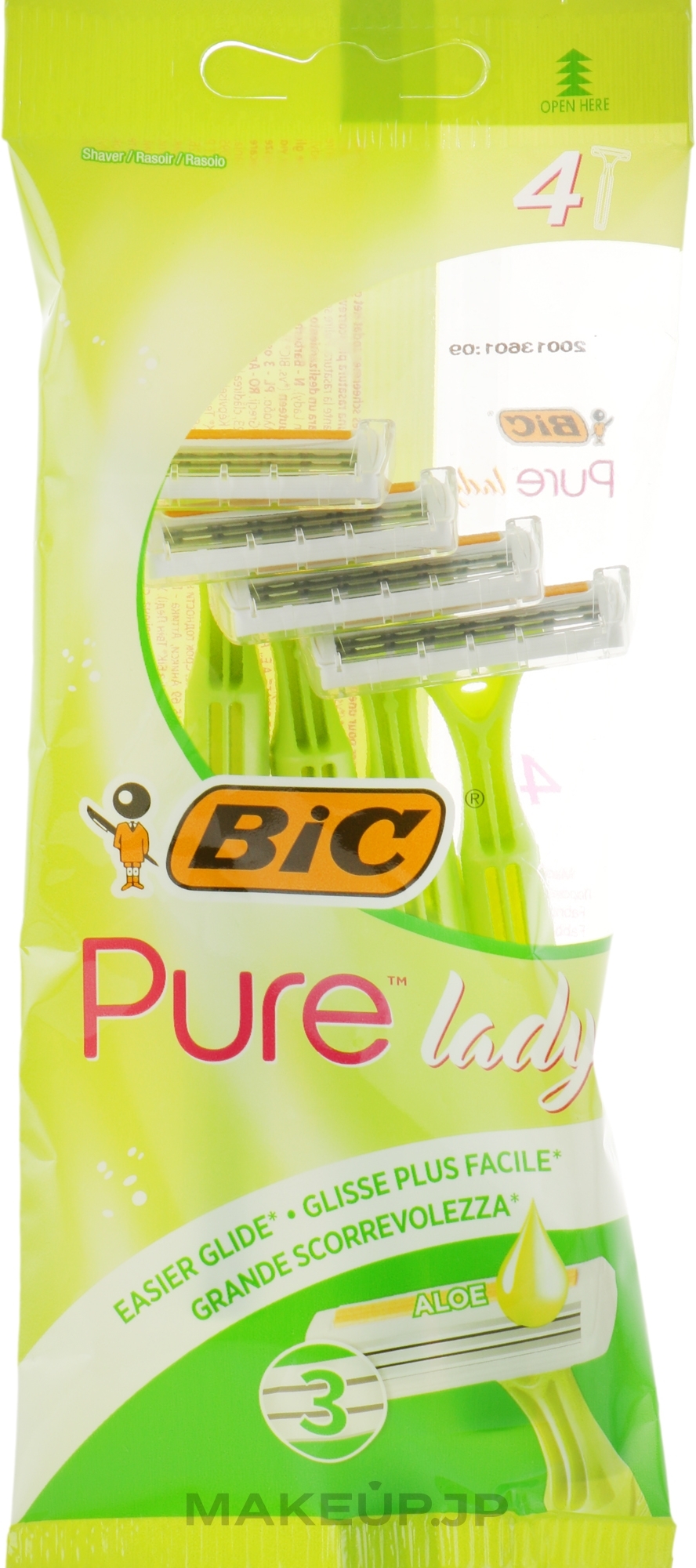 Pure 3 Lady Shaving Razor, 4 pcs - Bic — photo 4 szt.