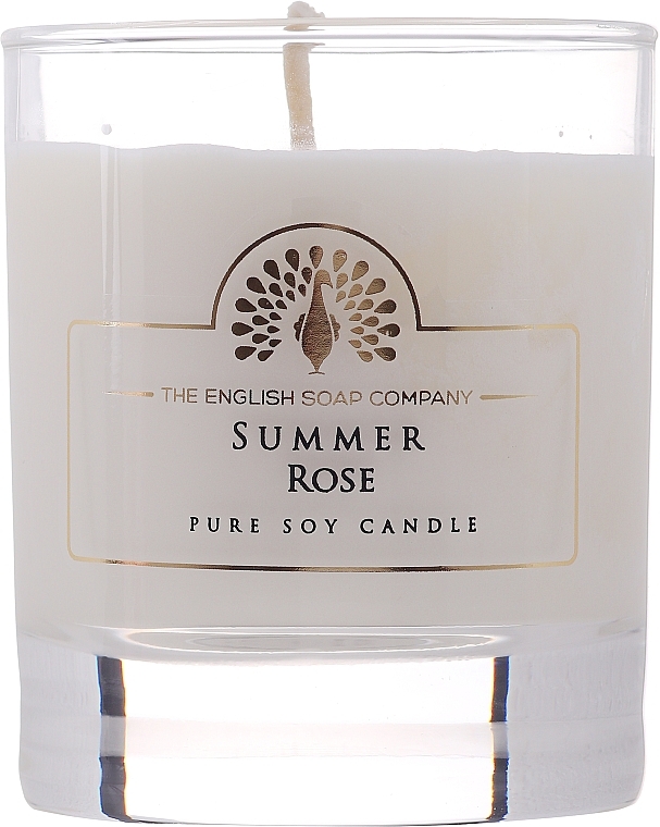 Scented Candle - The English Soap Company Summer Rose Candle — photo N1