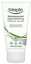 Fragrances, Perfumes, Cosmetics Cleanse Face Wash - Simple Regeneration Age Resisting Facial Wash