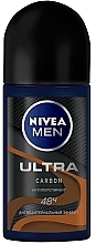 Fragrances, Perfumes, Cosmetics Roll-On Deodorant Antiperspirant for Men - Nivea Men Deodorant Ultra Carbon