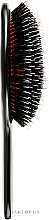 Small Hair Brush with Natural Bristles, 21M, black - Janeke Black Hairbrush — photo N3