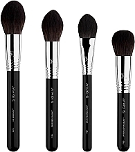 Makeup Brush Set, 4 pcs - Sigma Beauty Studio Brush Set — photo N2