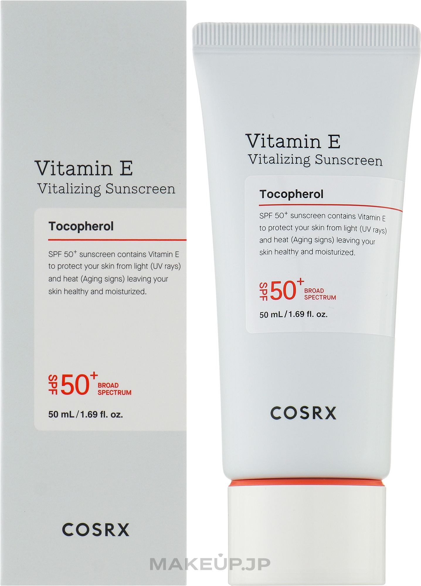 Vitamin E Sunscreen - Cosrx Vitamin E Vitalizing Sunscreen SPF 50+ — photo 50 ml