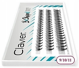 False Lashes, B, 9, 10, 11 mm - Clavier BeShaped MIX — photo N5