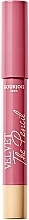 Fragrances, Perfumes, Cosmetics Lipstick Pencil - Bourjois Velvet The Pencil Lipstick