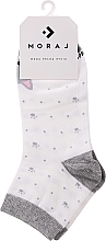 Women's Socks 3/4 , CSL200-900, White - Moraj — photo N1