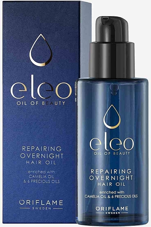 Repairing Overnight Hair Oil - Oriflame Eleo Repairing Overnight Hair Oil — photo N5