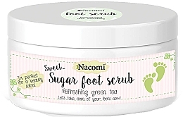Green Tea Sugar Peel for Legs - Nacomi Sugar Foot Peeling — photo N1