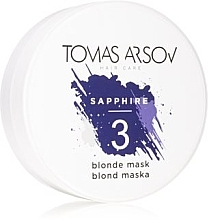 Blonde, Coloured & Highlighted Hair Mask - Tomas Arsov Sapphire Blonde Mask — photo N1