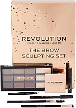 Brow Set - Makeup Revolution The Brow Sculpting Set (soap/styler/5g + gel/brow/4.5ml + br/pen/1.15g + br/palette/2.6g + accessories) — photo N1