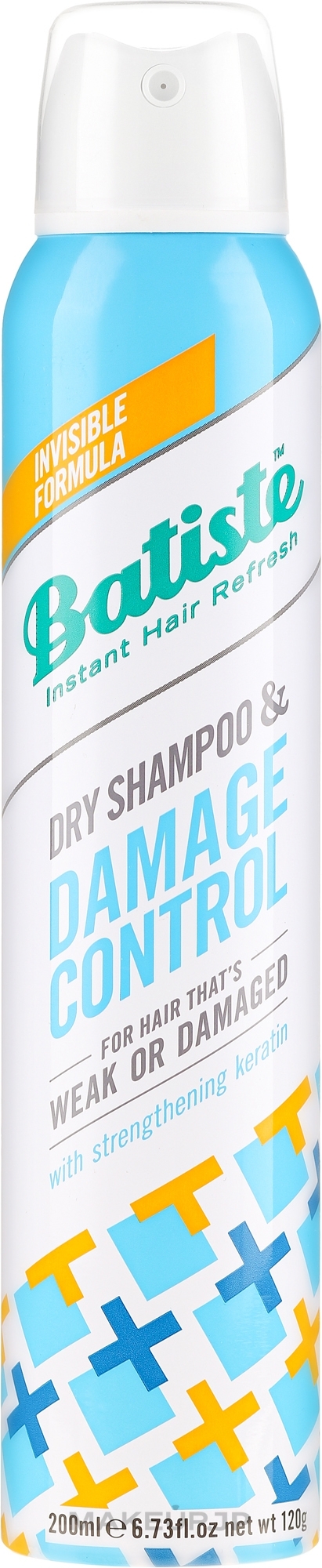 Keratin Dry Shampoo - Batiste Dry Shampoo Damage Control — photo 200 ml