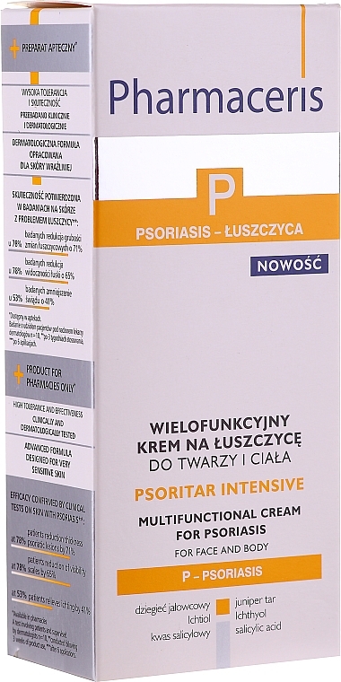 Multifunctional Psoriasis Cream for Face and Body - Pharmaceris P Psoritar Inensive — photo N1