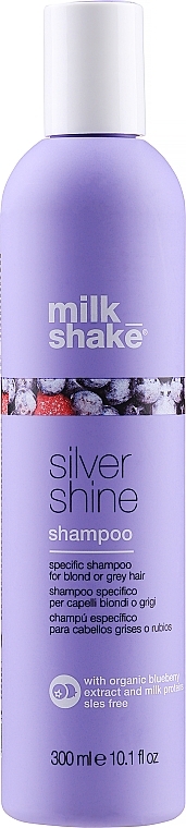 Shampoo for Gray & Blonde Hair - Milk Shake Special Silver Shine Shampoo — photo N1