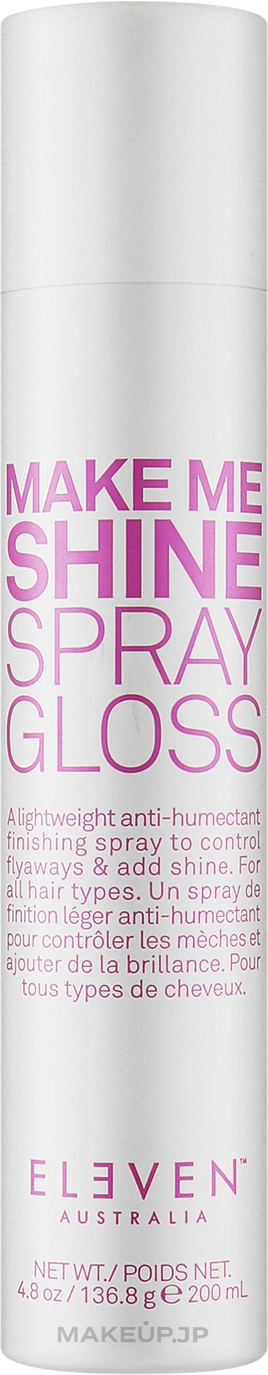 Hair Styling Spray - Eleven Australia Make Me Shine Spray Gloss — photo 200 ml