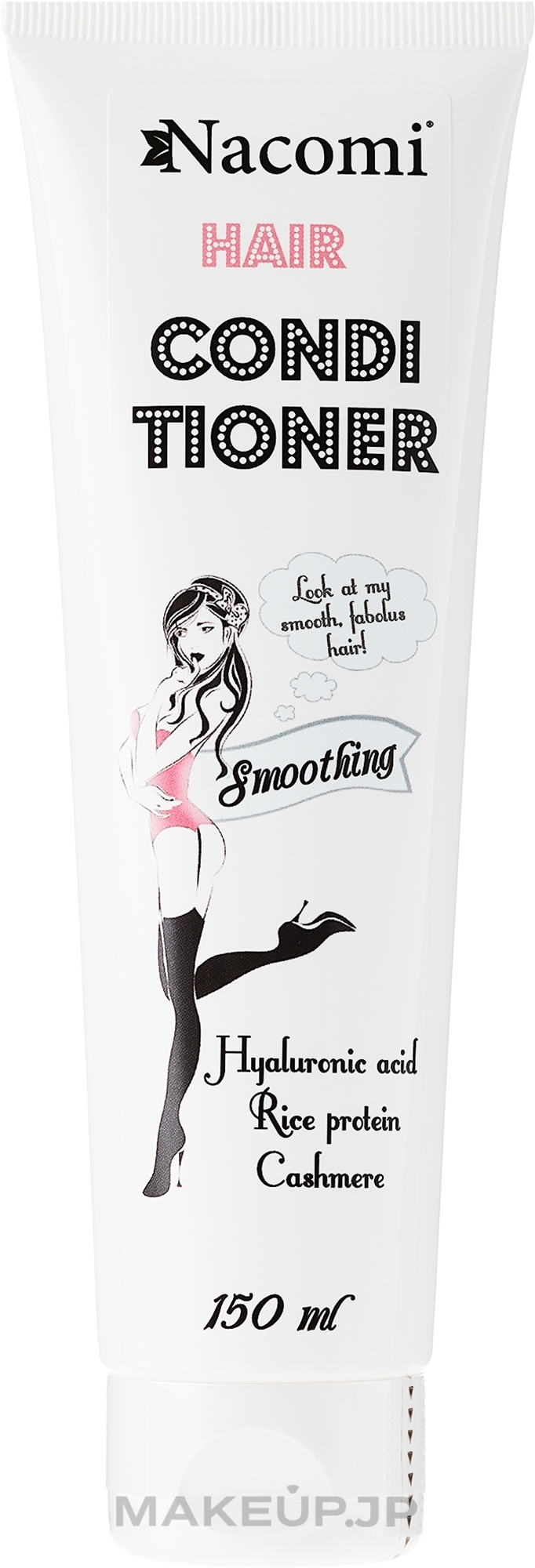 Moisturizing and Smoothing Hair Conditioner - Nacomi Smoothing Conditioner — photo 150 ml