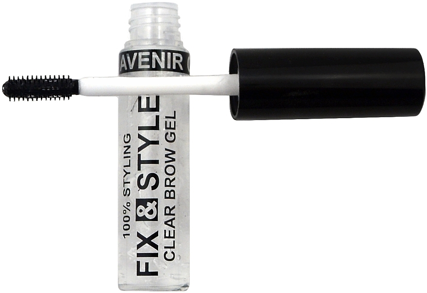 Eyebrow Setting Spray, transparent - Avenir Cosmetics Fix&Style Clear Brow Gel — photo N14