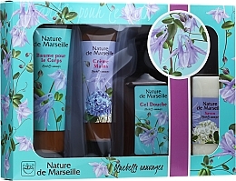 Fragrances, Perfumes, Cosmetics Wild Bellflower Set - Nature de Marseille (b/balm/150ml + h/cr/60ml + sh/gel/100ml + soap/90g)