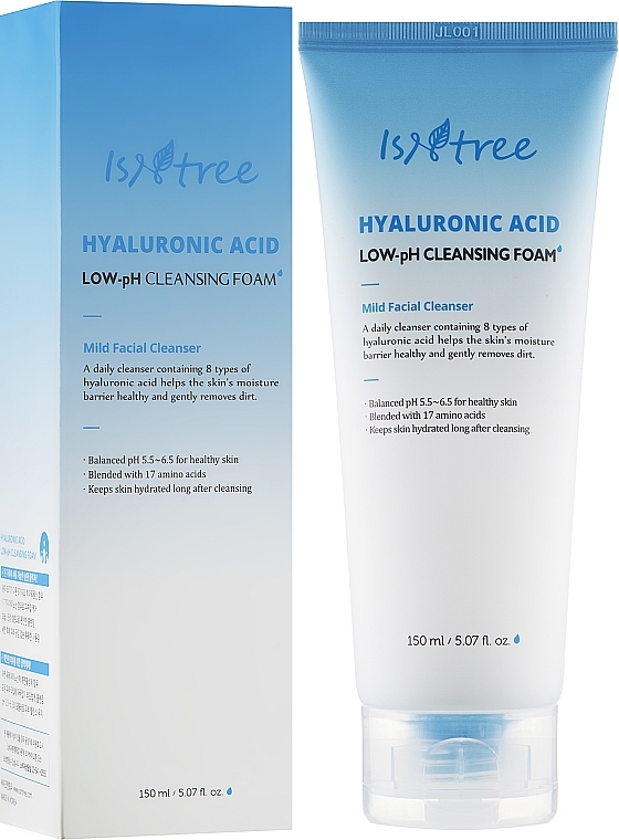 Face Cleansing Foam with Low pH Level - Isntree Hyaluronic Acid Low pH Cleansing Foam — photo N9