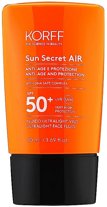 Face Cream Fluid SPF50 - Korff Sun Secret Air Anti-Age And Protection SPF 50 — photo N1