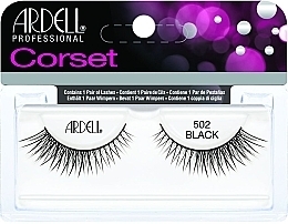 False Lashes - Ardell Lashes Corset Collection Black 502 — photo N7