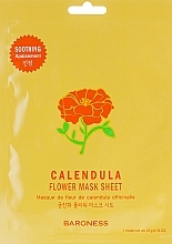 Sheet Mask - Beauadd Baroness Flower Mask Sheet Calendula Flower — photo N1