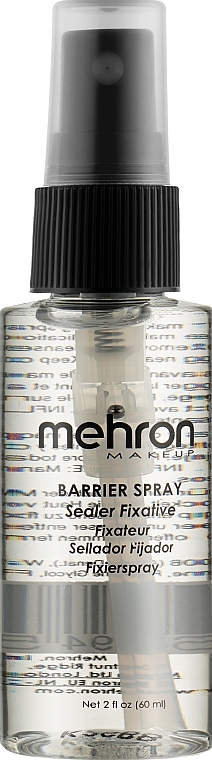 Waterproof Makeup Setting Spray - Mehron Barrier Spray — photo N16