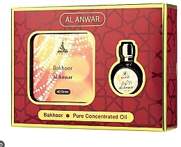 Fragrances, Perfumes, Cosmetics Set - Hamidi Al Anwar (40g/Bakhoor + 15ml/Concentrated Perfume Oil)