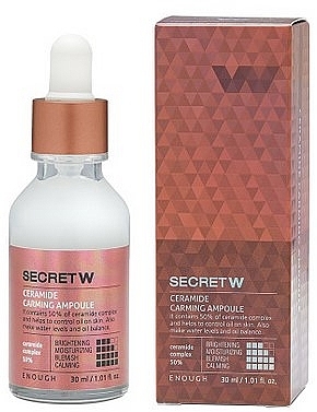 Face Serum - Enough Secret W Ceramide Carming Ampoule — photo N1