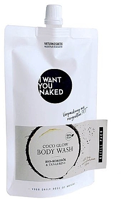 Nourishing Shower Gel with Organic Coconut Oil - I Want You Naked Coco Glow Body Wash (Refill) — photo N1