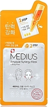 Fragrances, Perfumes, Cosmetics Firming Face Mask - Medius 2 Step Ampoule Synergy Mask Lifting Plus