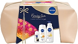 Fragrances, Perfumes, Cosmetics Set - Nivea Firming Care (sh/gel/250ml + b/milk/400ml + deo/50ml + pouch)