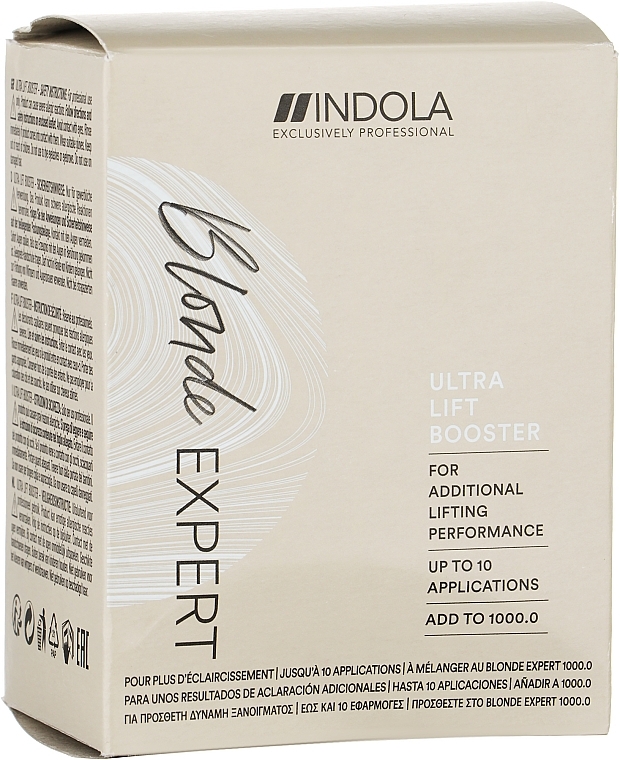 Neutralizing Hair Coloring Booster - Indola Blonde Expert Ultra Cool Booster — photo N2