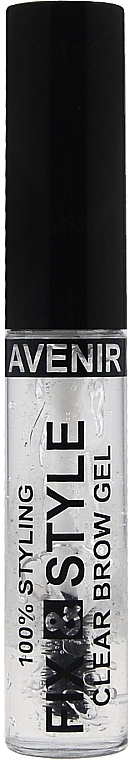 Eyebrow Setting Spray, transparent - Avenir Cosmetics Fix&Style Clear Brow Gel — photo N5