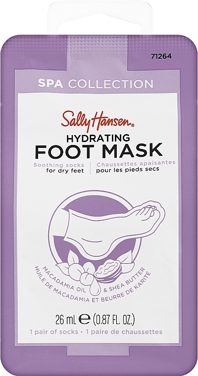 保湿 フェイスマスク - Sally Hansen Spa Collection Hydrating Foot Mask — photo N1