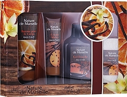 Fragrances, Perfumes, Cosmetics Set - Nature de Marseille Orange And Vanilla Cosmetics Set (sh/gel/150ml + h/cr/60ml + b/balm/100ml + soap/95g)