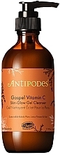 Fragrances, Perfumes, Cosmetics Face Cleansing Gel with Vitamin C - Antipodes Gospel Vitamin C Skin Glow Gel-Cleanser