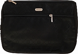 Fragrances, Perfumes, Cosmetics Makeup Bag "Geometric" 93760, black - Top Choice