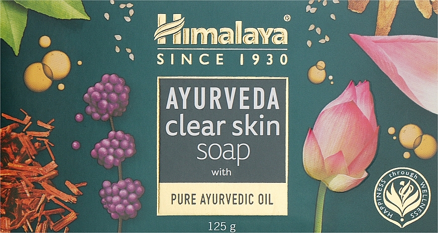 Ayurvedic Soap - Himalaya Herbals Ayurveda Clear Skin Soap — photo N1
