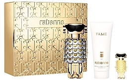 Paco Rabanne Fame - Set (edp/80ml+b/lot/100ml+edp/mini/4ml) — photo N1