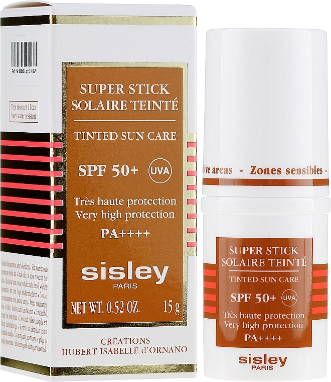 Tinted Sun Stick for Face - Sisley Super Soin Solaire SPF 50+ — photo N1