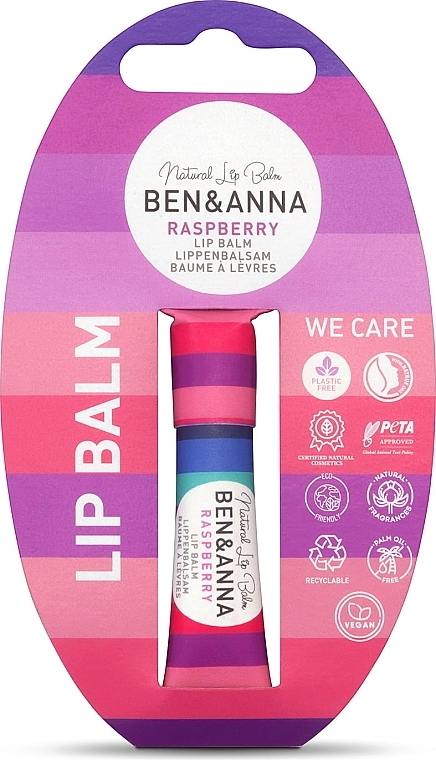 Raspberry Lip Balm - Ben & Anna Lip Balm Raspberry — photo N1