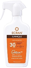 Fragrances, Perfumes, Cosmetics Sun Protection Tanning Spray - Ecran Sunnique Sport Milk Protect Spray Spf30