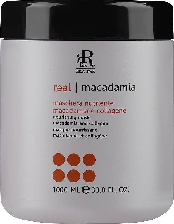Hair Mask with Macadamia Oil & Collagen - RR Line Macadamia Star — photo N4