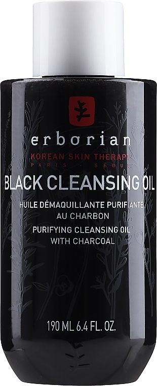 Face Cleansing Black Oil - Erborian Black Cleansing Oil — photo N6