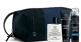 Fragrances, Perfumes, Cosmetics Set - Collistar Linea Uomo (ash/balm/50ml + foam/75ml + sh/gel/100ml + pouch)