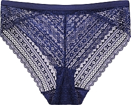Lace Bikini Panties, 1 pc, blue - Moraj — photo N1
