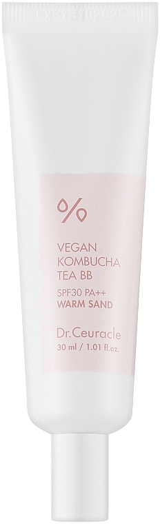 Vegan BB Cream with Kombucha Extract - Dr.Ceuracle Vegan Kombucha Tea BB Cream SPF 30/PA++ — photo N2