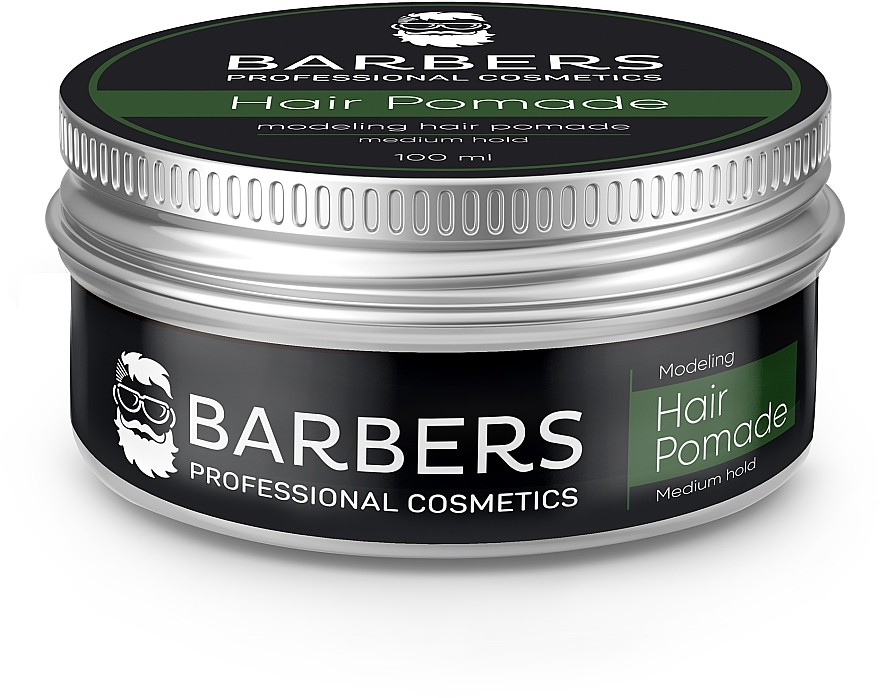 Medium Hold Hair Pomade - Barbers Modeling Hair Pomade Medium Hold — photo N4