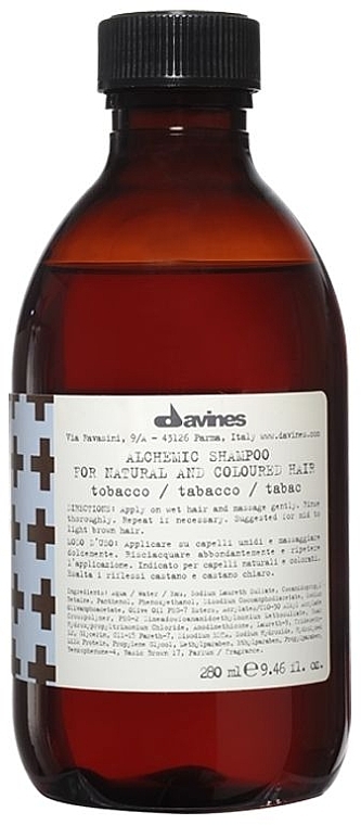 Shampoo for Natural & Colored Hair (tobacco) - Davines Alchemic Shampoo — photo N1